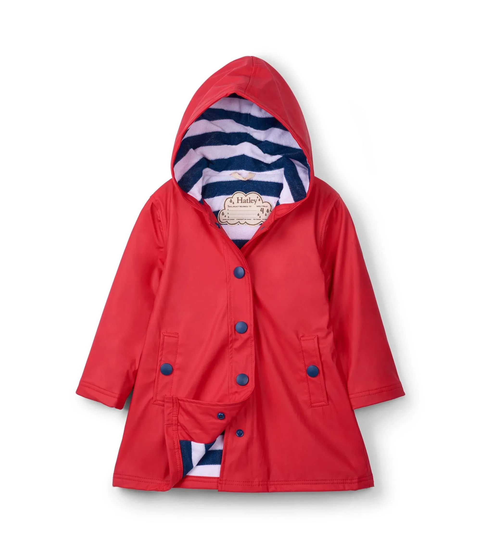 Hatley Kids Button-up Rain Jacket