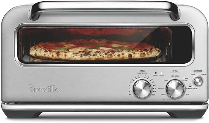 Breville Smart Oven Pizzaiolo Pizza Oven, Black Truffle