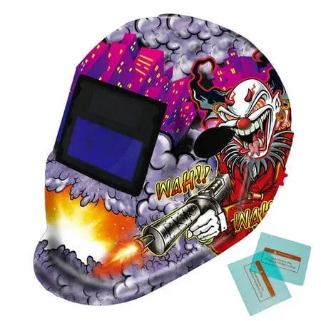 Clown Style Solar Welder Mask Auto-Darkening Welding Helmet Arc Tig mig grinding