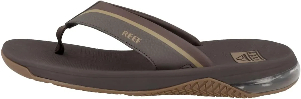 REEF Anchor Men's Beach Flip Flop, Water Friendly, Cushioning Heel Airbag