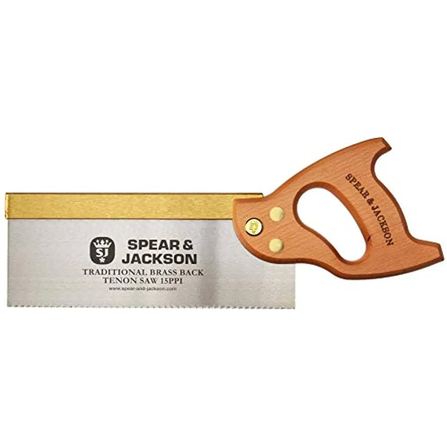 Spear & Jackson 9540B-91 Traditional Brass Back Tenon Saw, 10" x 15", Brown/Silver