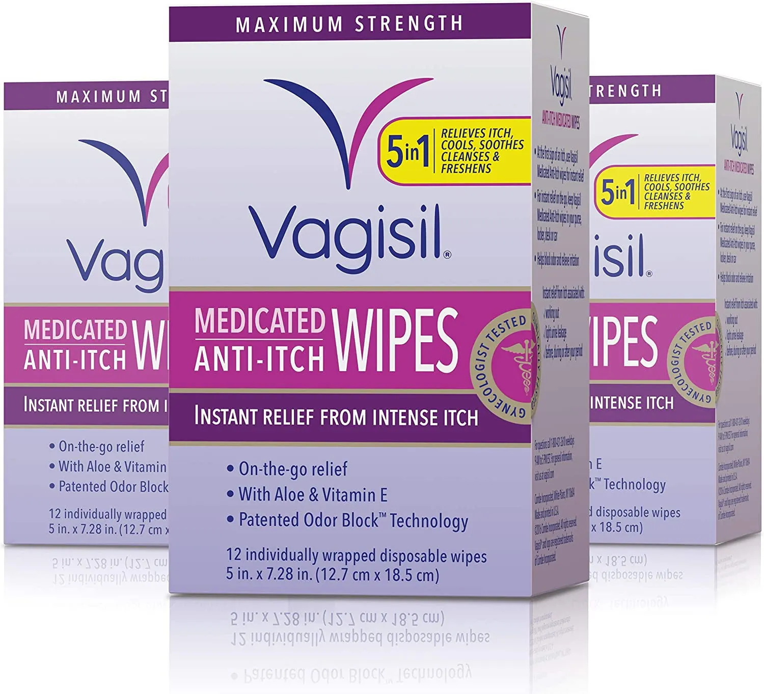 Anti-Itch Medicated Wipes Vagisil