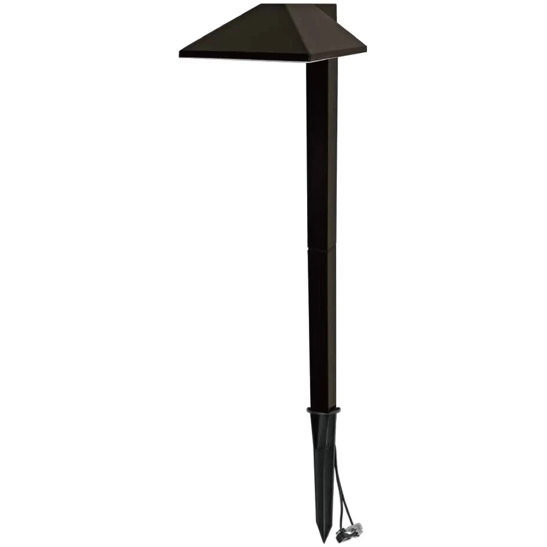 Malibu Lighting 8409210101 Malibu Landscape Lighting, 0.6W Low Voltage Equinox LED Path Light Charcoal Brown