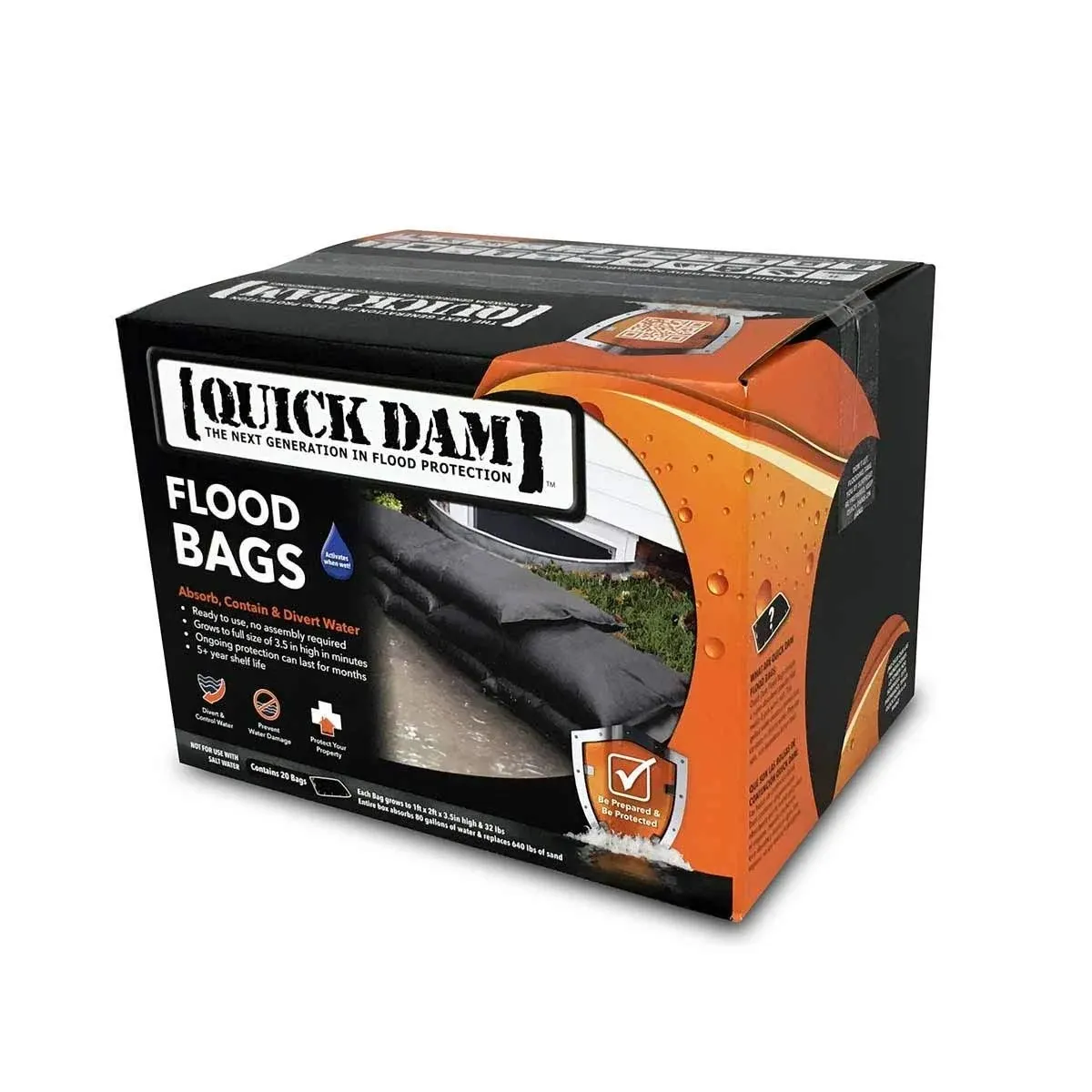 Quick Dam 12" x 24" Flood Bags QD1224-20 - 20/Pack