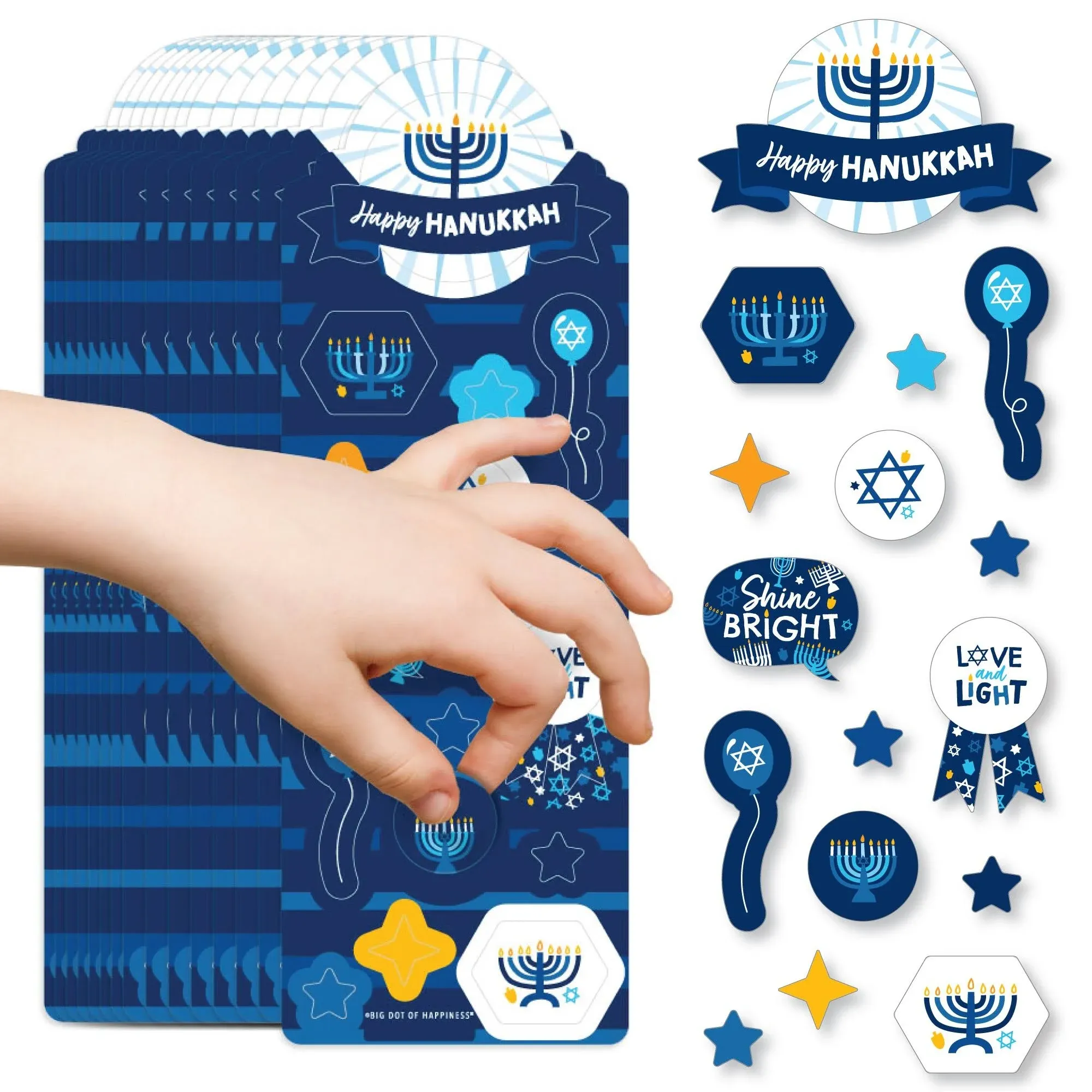 Hanukkah Menorah Chanukah Holiday Party Favor Kids Stickers 256 Stickers
      
          Hanukkah Menorah Chanukah Holiday Party Favor Kids Stickers 256 Stickers