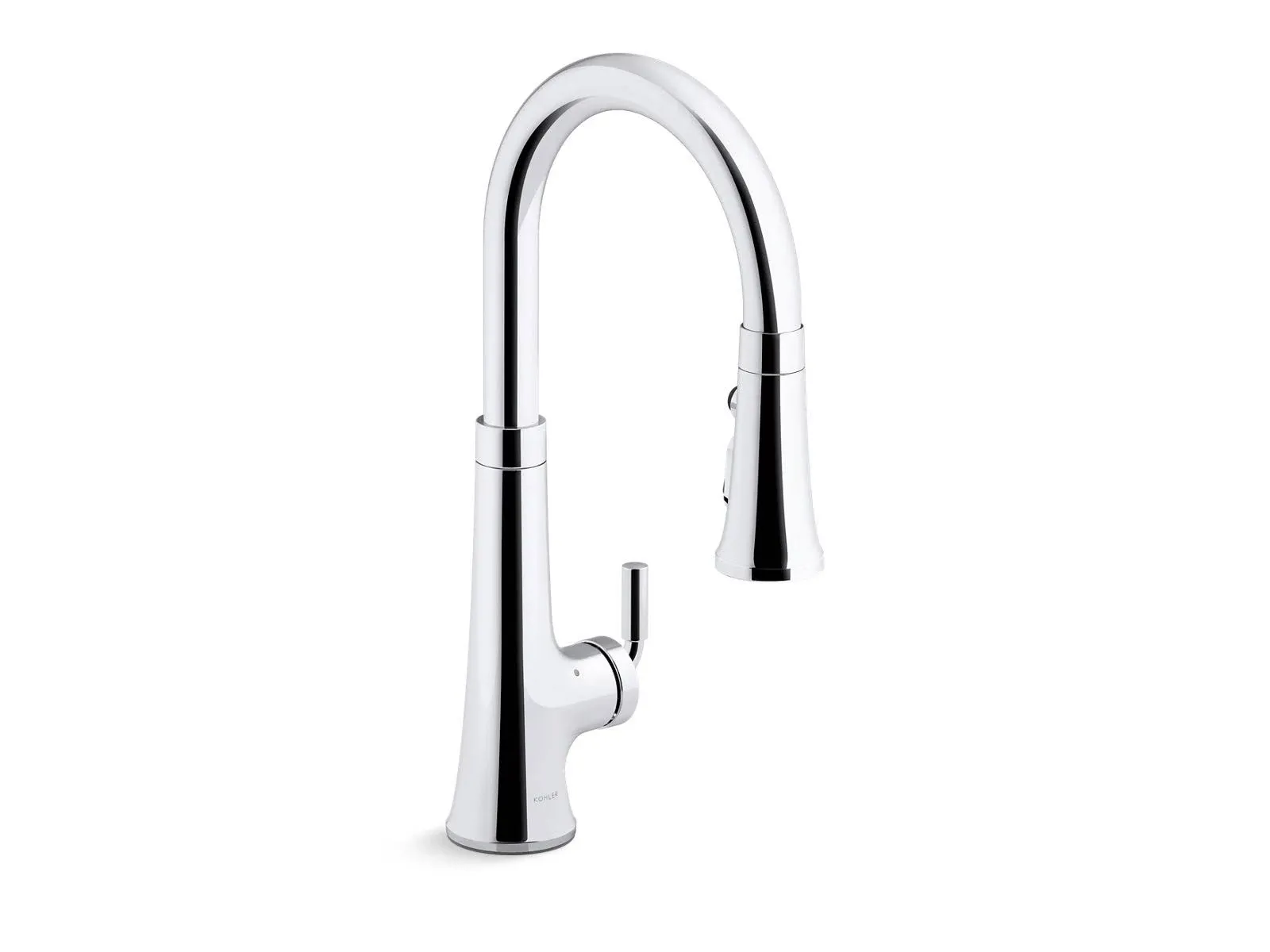 Kohler K-23766-WB Tone Touchless Pull-Down Kitchen Sink Faucet with Kohler Konnect - Polished Chrome