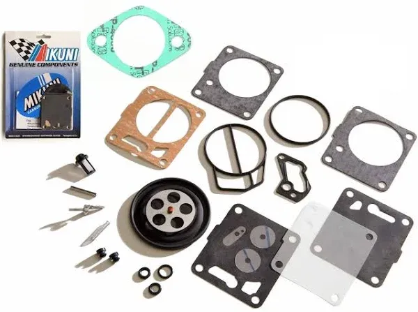 Genuine Mikuni Carb Carburetor Rebuild Kit & Base Gasket Sea Doo SP SPI GTS