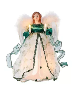 Kurt S. Adler Ul 10-Light 12 Inch Irish Angel Treetop