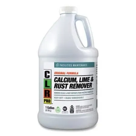 Clr Pro Calcium, Lime and Rust Remover, 1 Gal Bottle, 4/Carton