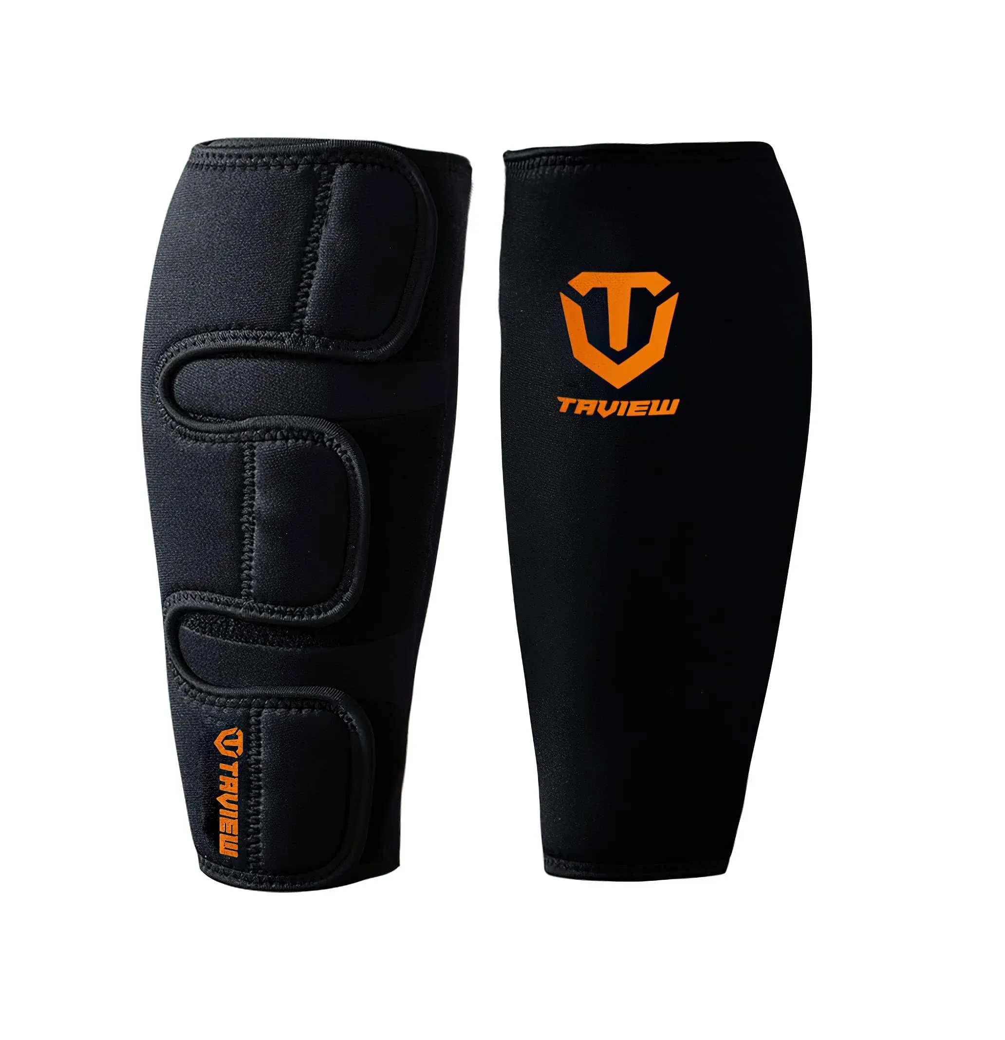 TAVIEW Weightlifting Deadlift Shin Guards Calf Support Brace 5mm Thick Neopre...