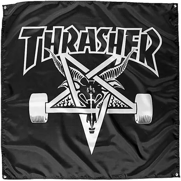 Thrasher Magazine Sk8 Goat Banner