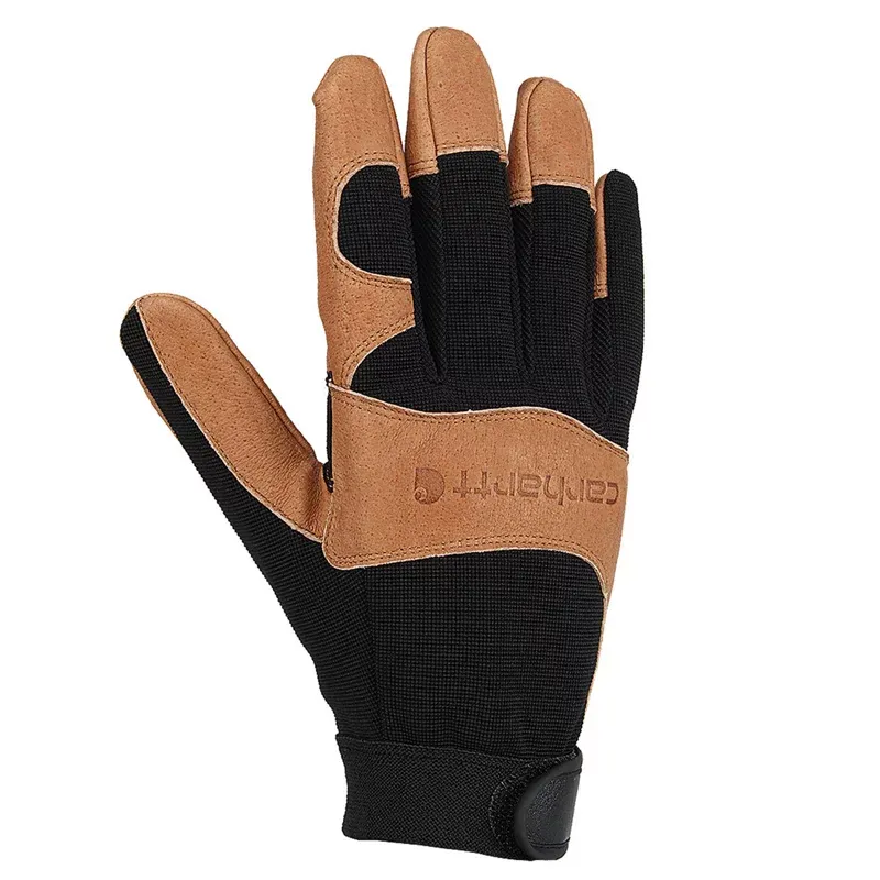 Carhartt Men's The Dex II High-Dexterity Work Gloves Black/Brown, Large - Work Headwear/Accessories at Academy Sports - A659-BLKBLY