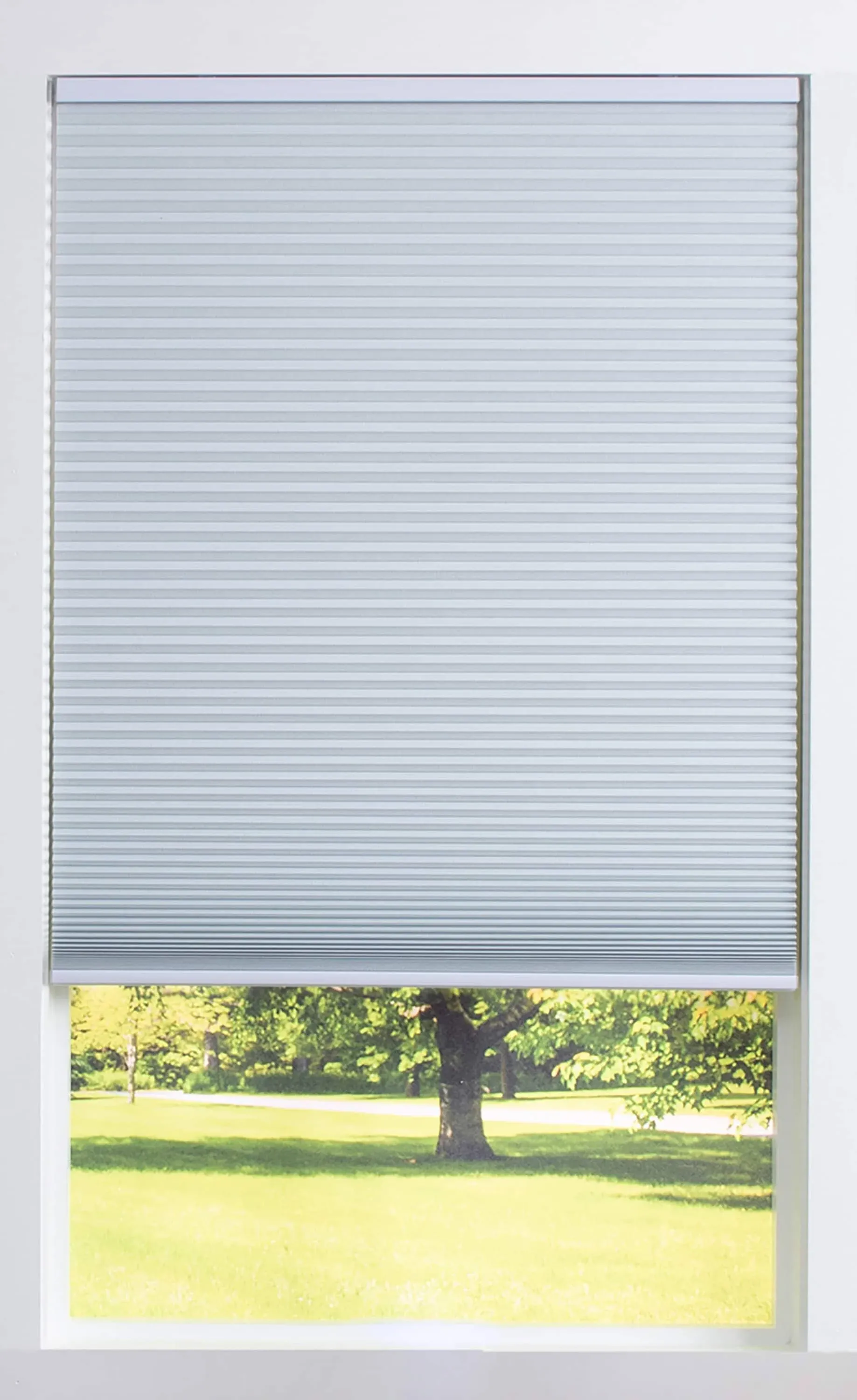 Allen + Roth 39-in x 64-in White Blackout Cordless Cellular Shade Polyester | 78763