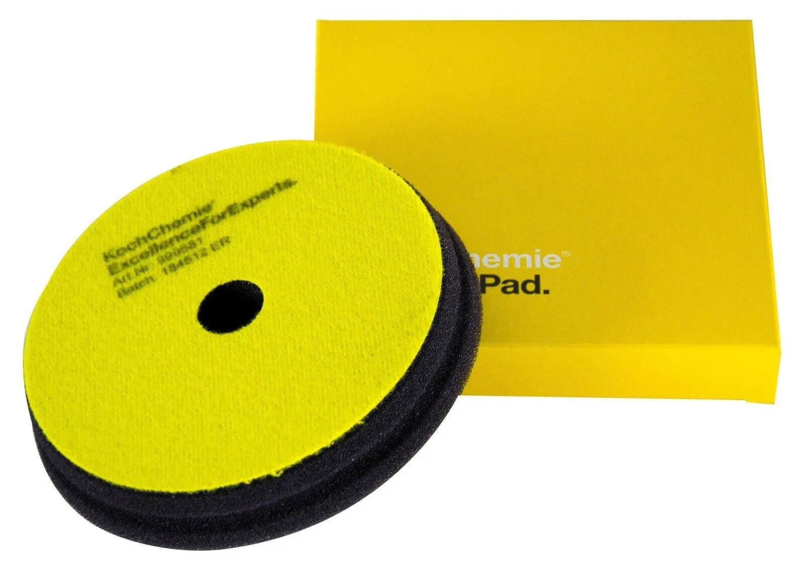 Koch-Chemie - Fine Cut Pad - Medium Abrasive Sponge for Removing Moderate Weathering & Scratches; Low Torsion Forces & High Stability; Long-Lasting Compression Hardness; Contours Easily (150mm x 23mm)