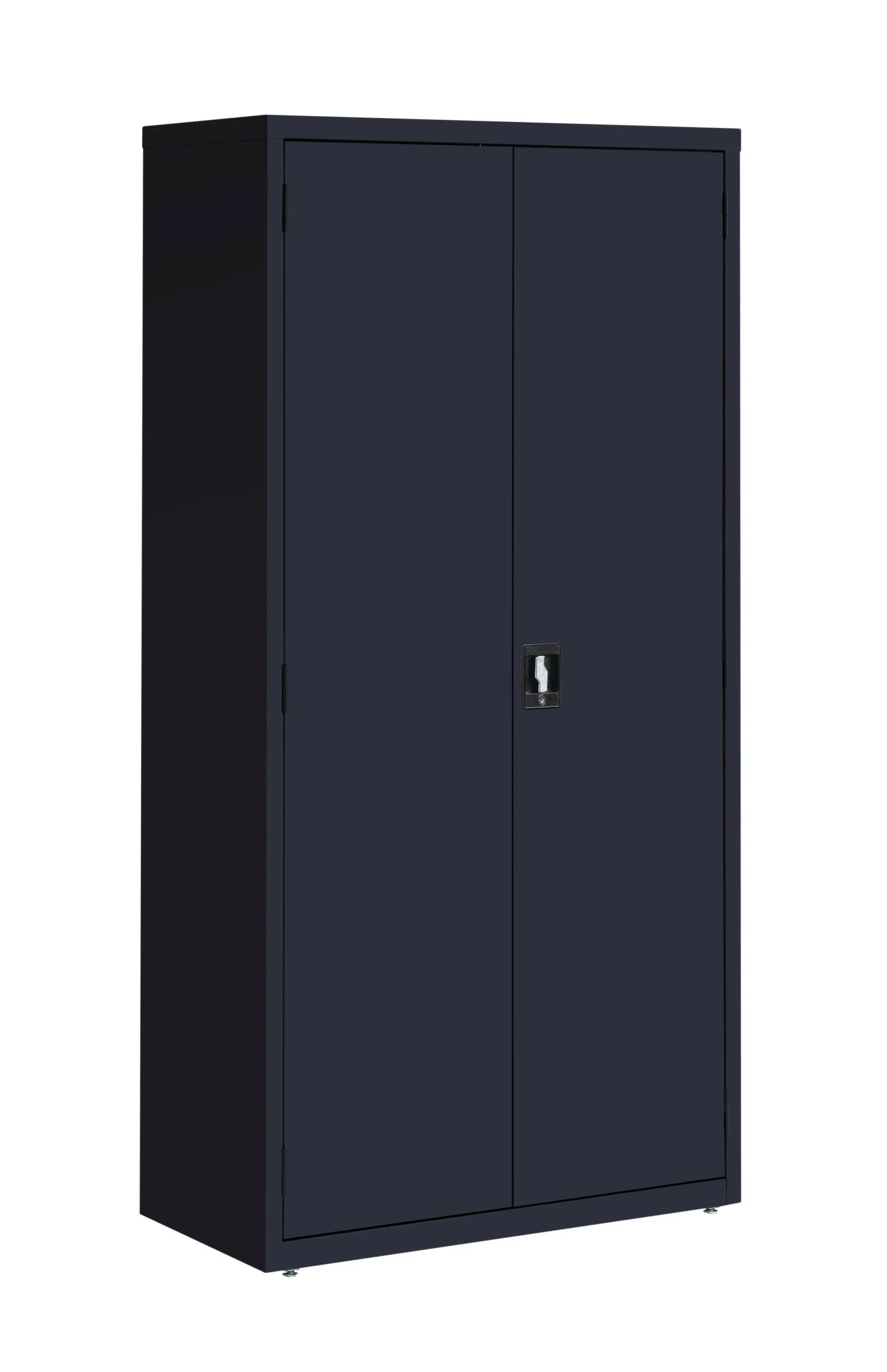 Hirsh 72" Steel Storage Cabinet with 5 Shelves, Black (22005)