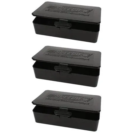 Black Plastic Quick Change Gear Storage Box 3 PK