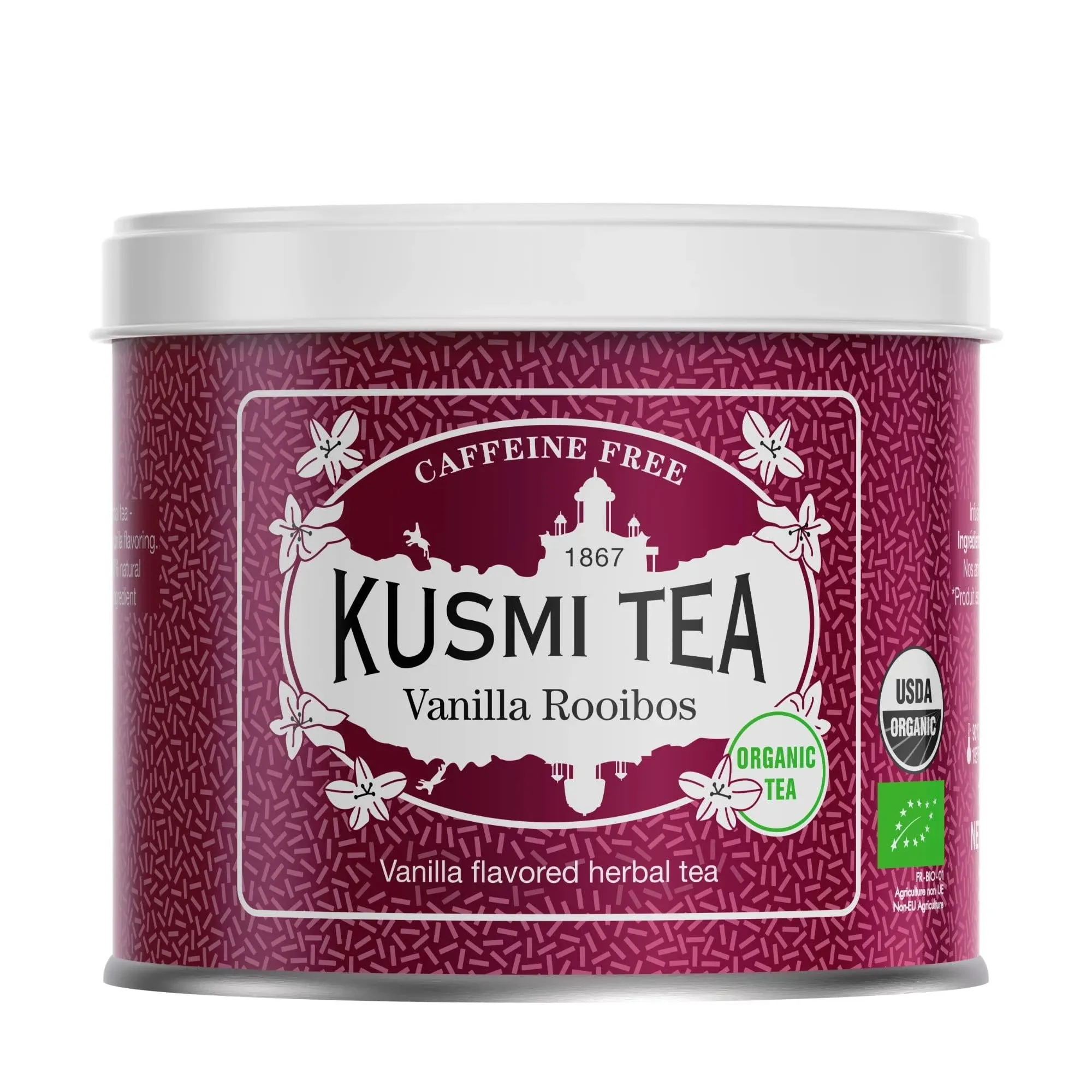 Kusmi Tea Vanilla Rooibos Organic Herbal Tea 40G