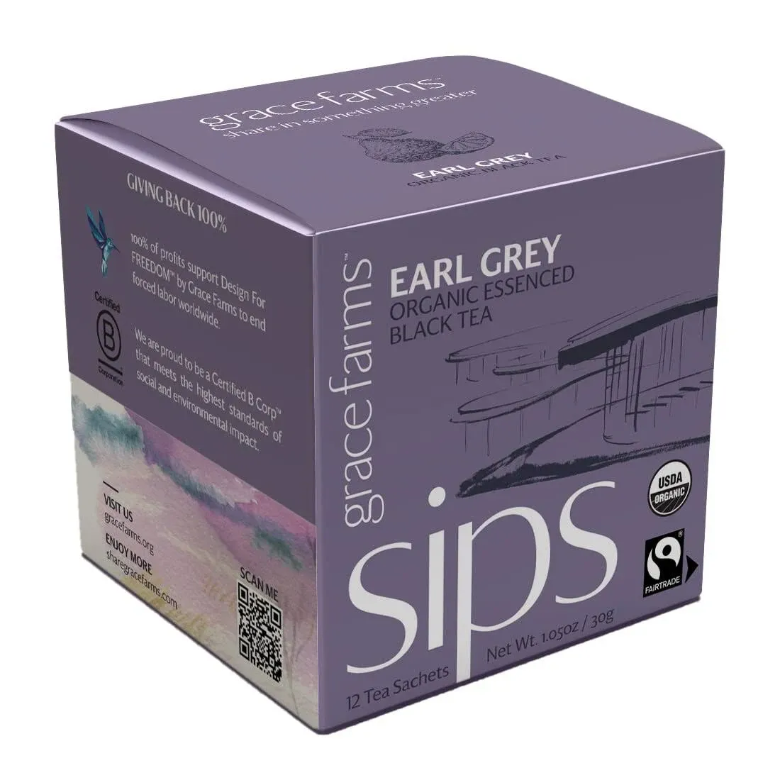 Earl Grey Tea | Fairtrade &amp; Organic | Assam Black Tea and Bergamot Oil