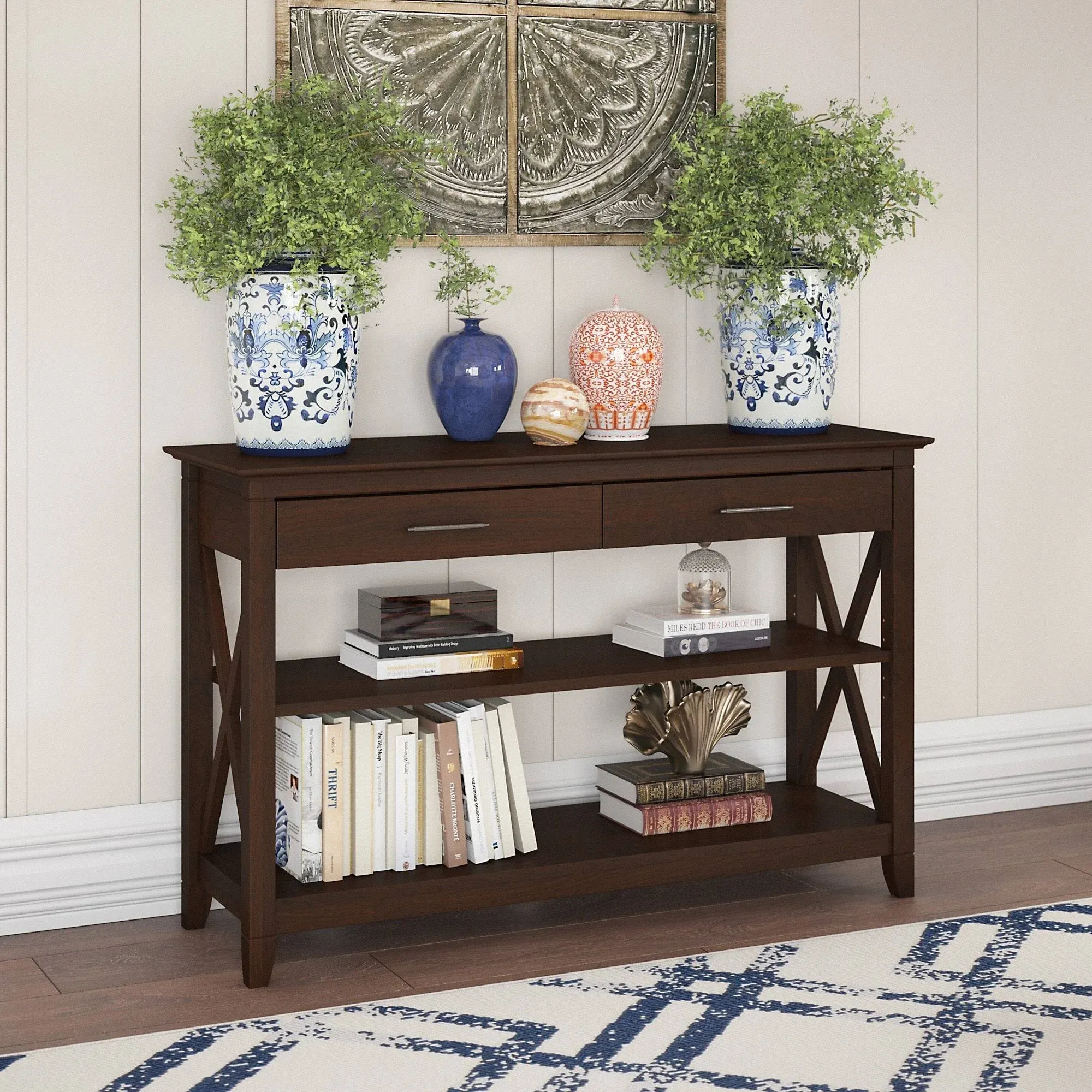 Bush Furniture Key West Console Table