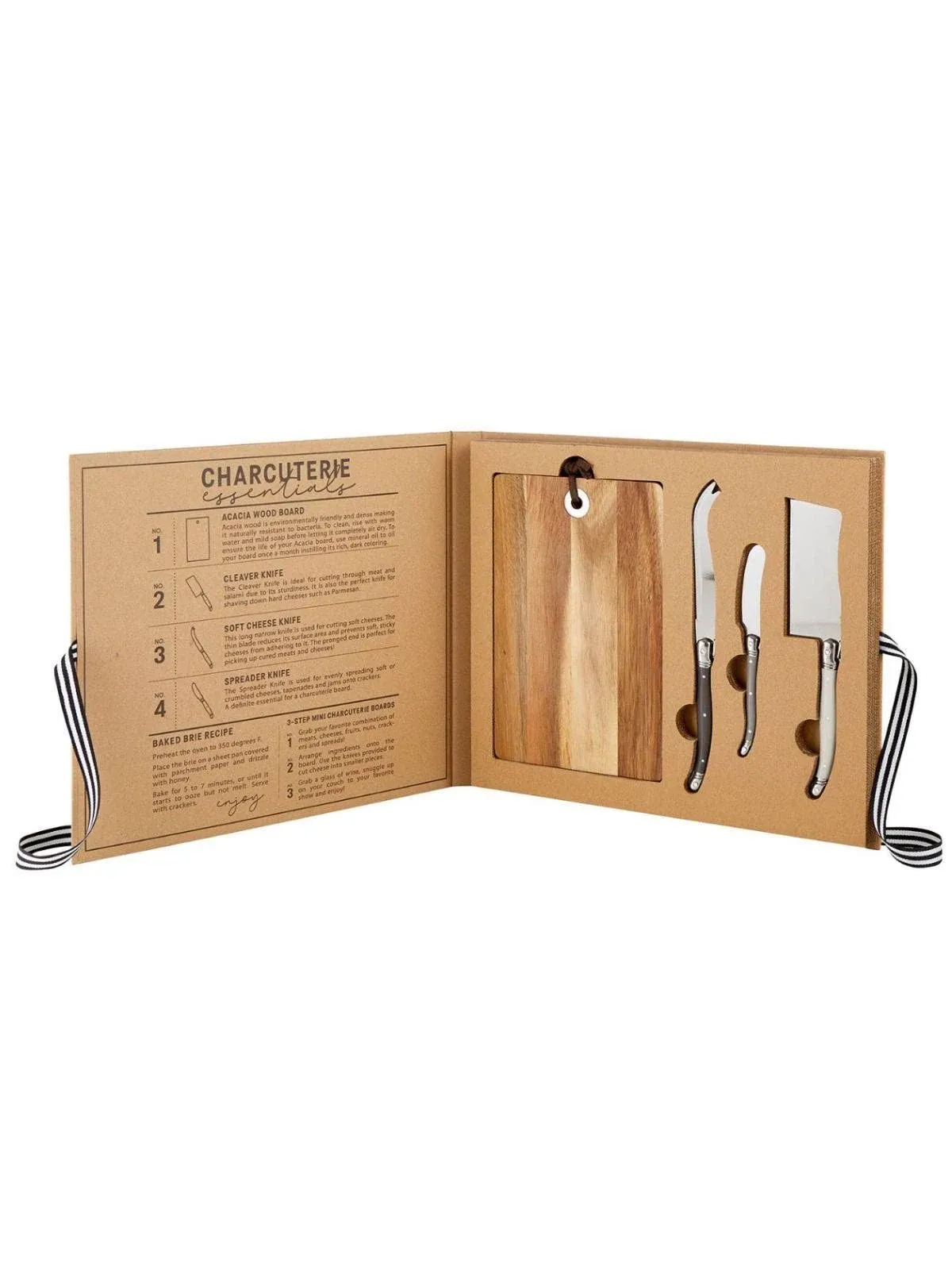 Charcuterie Board & Knives Gift Set