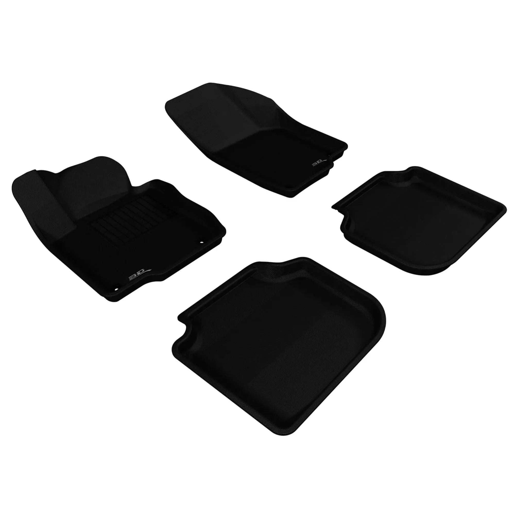 3D MAXpider Volkswagen 12-19 Passat Kagu Floor Mats Black