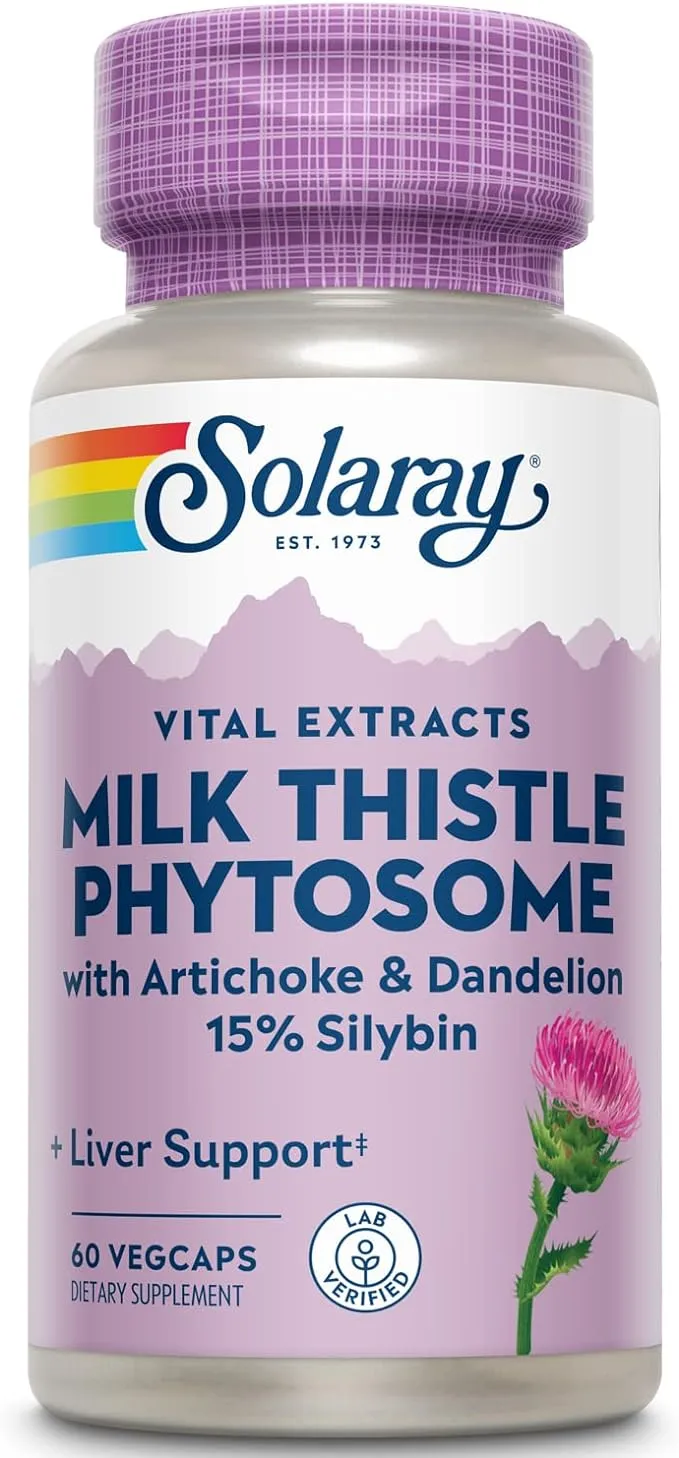 Buy Milk Thistle Phytosome 30 Caps By Solaray | Herbspro.com