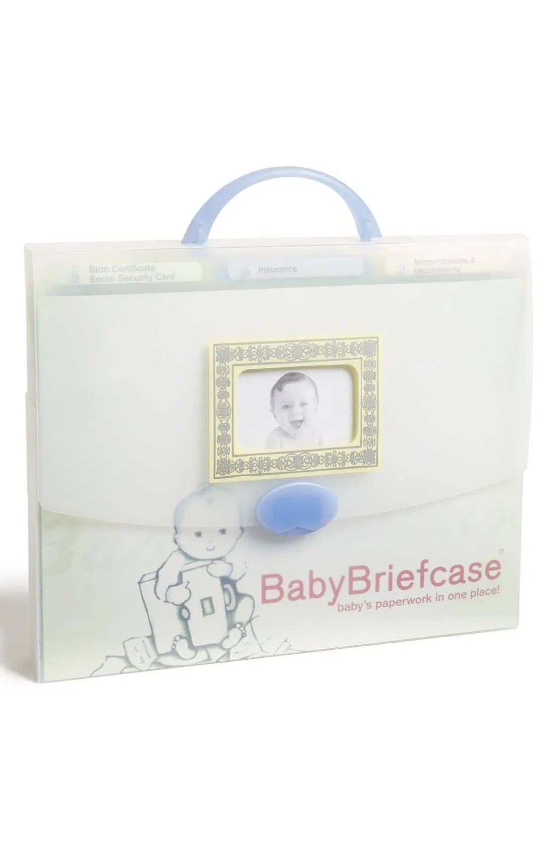 BabyBriefcase Baby Paperwork Organizer, Mint