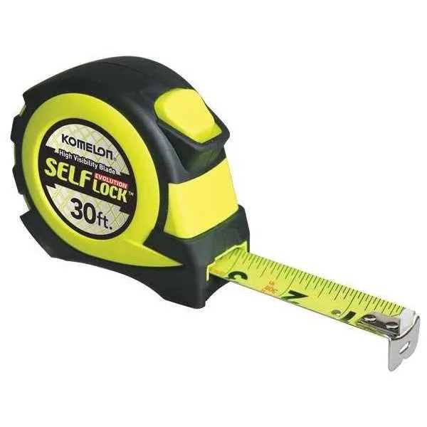 Komelon EV2830; 30&#039; X 1&#034; Self-Lock Evolution Tape Measure