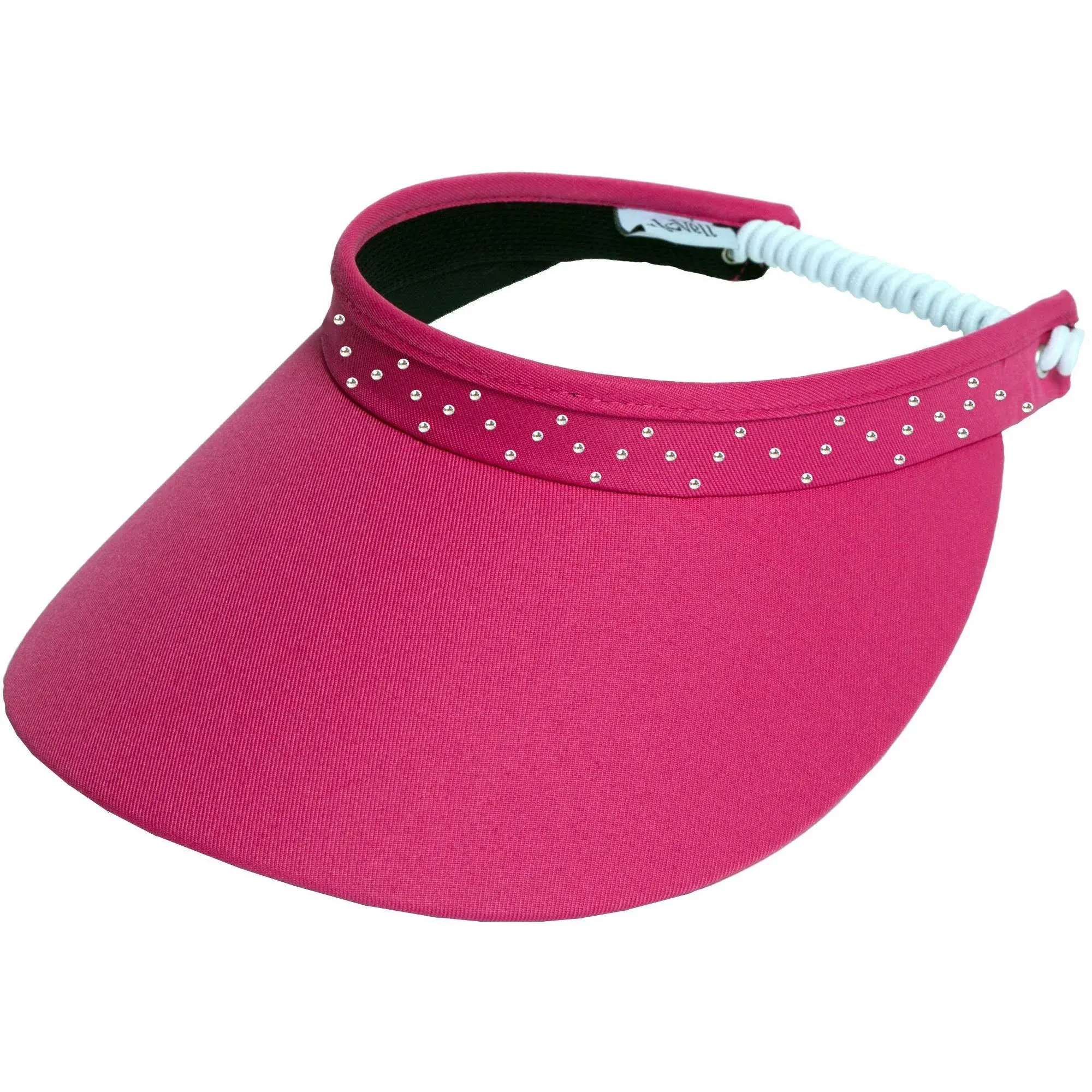 Glove It: Bling Coil Golf Visor - Pink