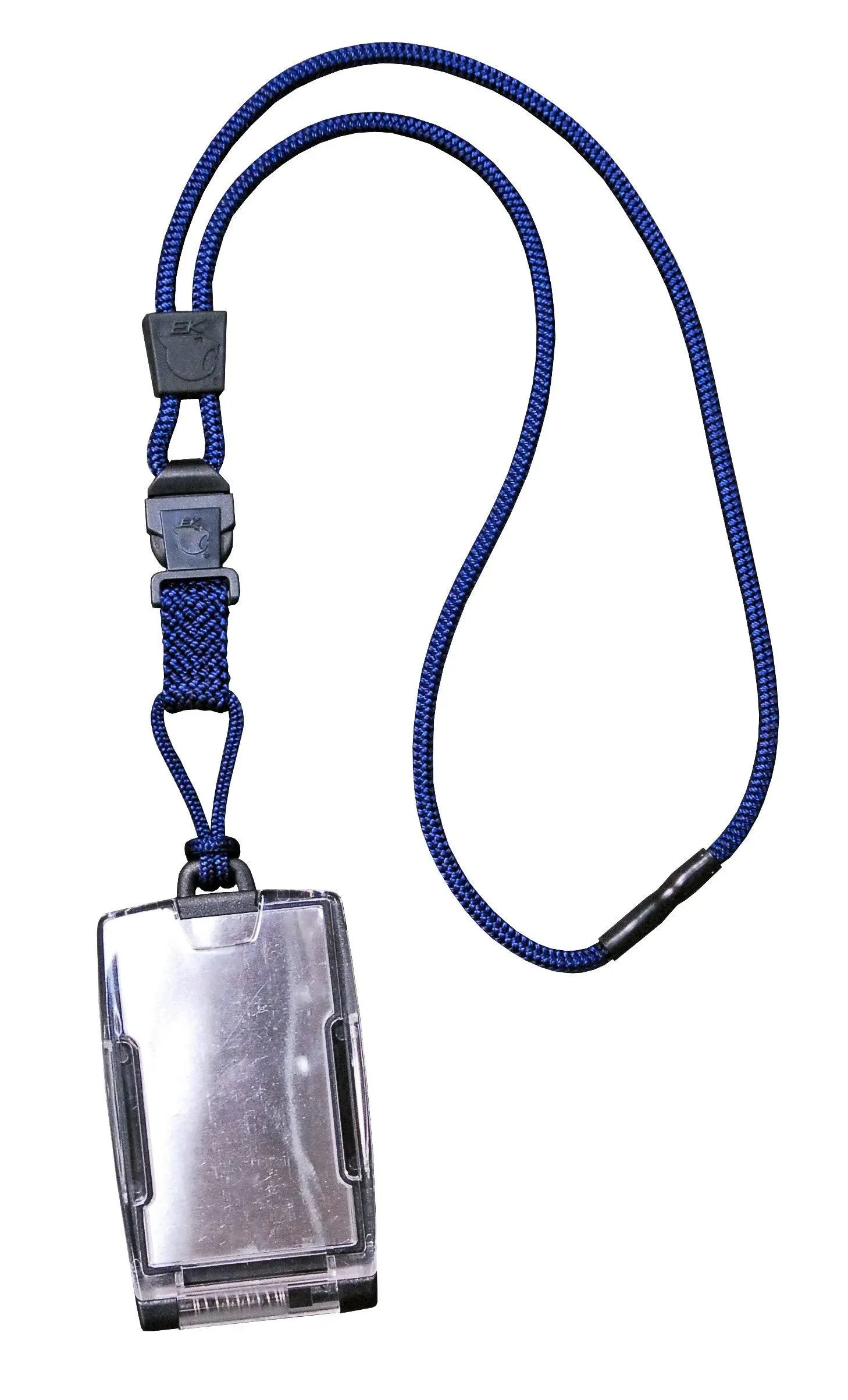 EK USA FIPS 201 One Hander ID Card Holder with Lanyard, Secure Badge Holder for