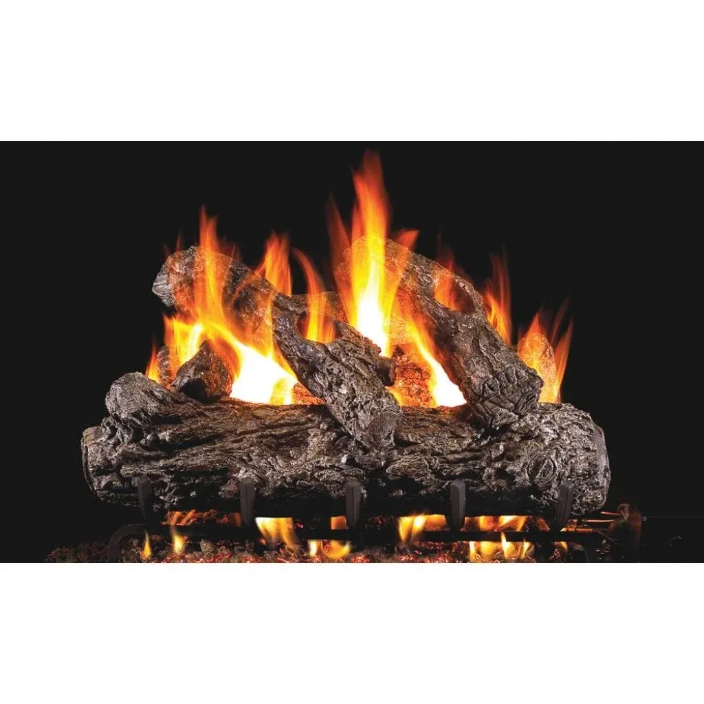 Standard Rustic Oak Gas Logs- 16 Inch- LOGS ONLY