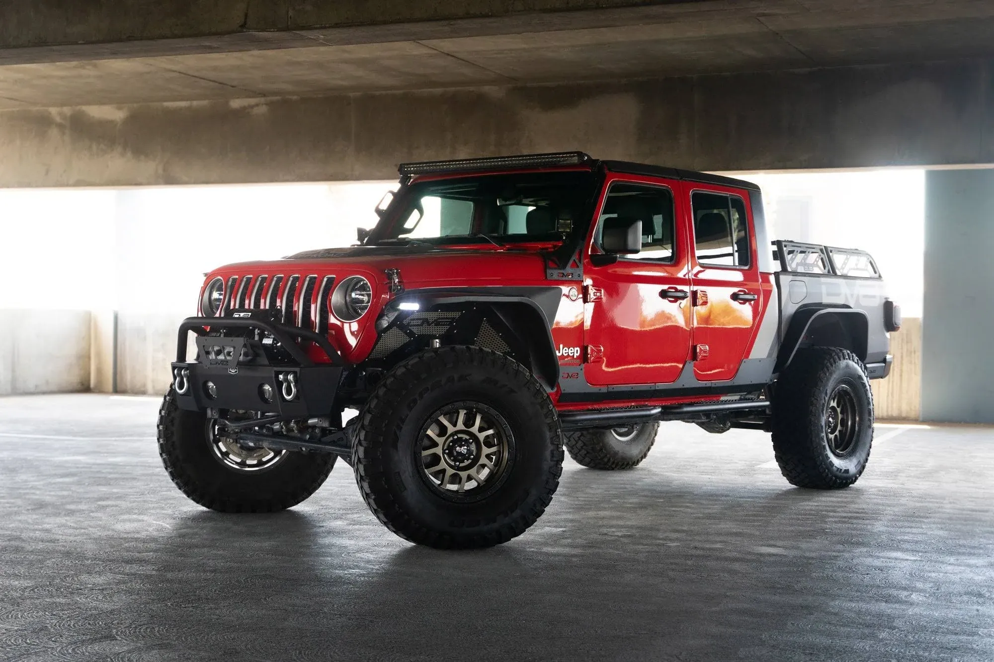 DV8 Offroad fdgl07: 20-23 Jeep Gladiator JT Slim Fender Flares