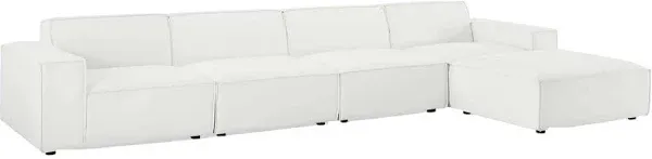 Modway Restore 5-Piece Sectional Sofa White