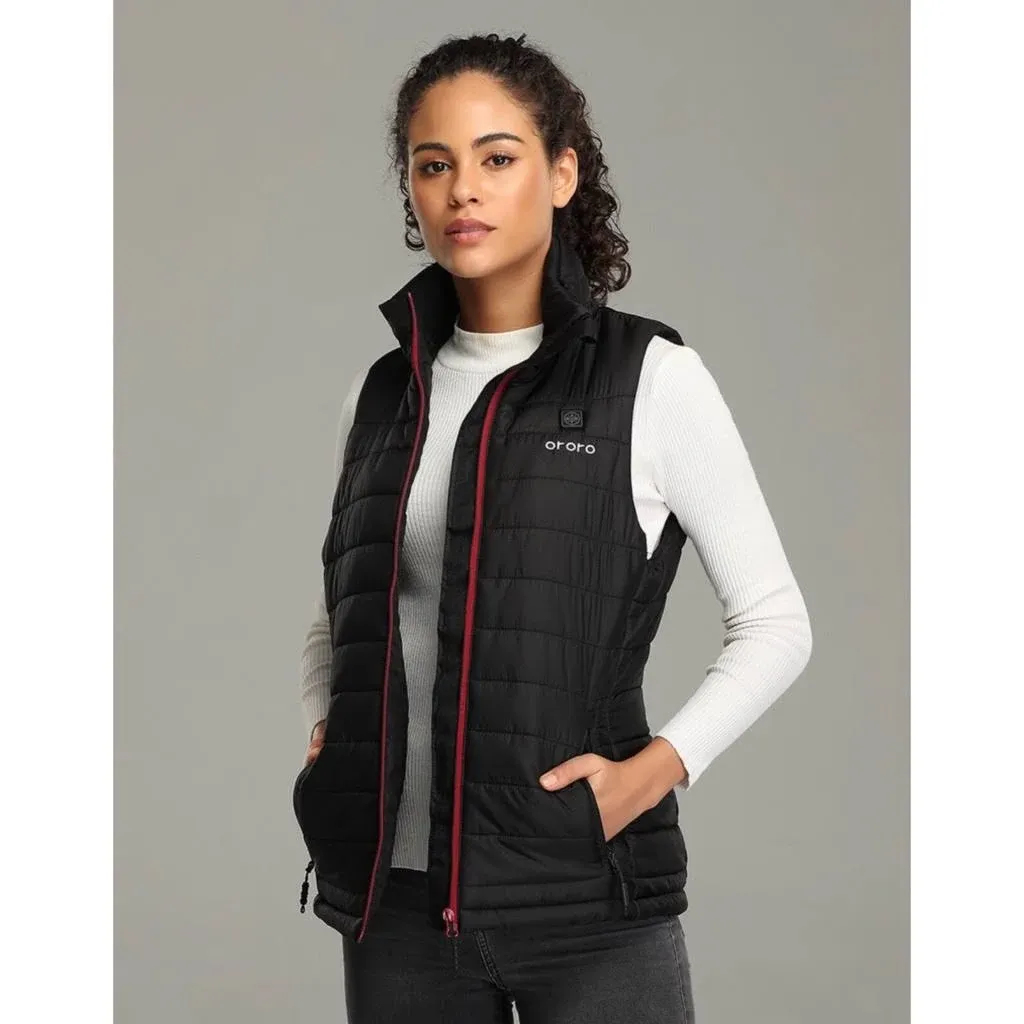 Ororo Women's Lightweight Heated Vest with Battery Pack