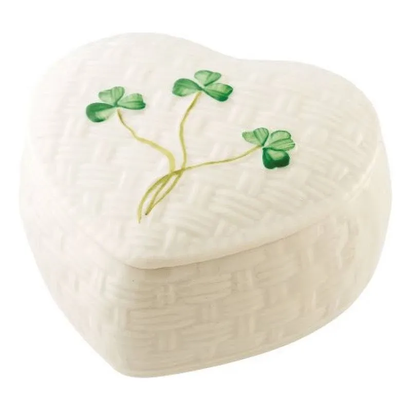 Belleek Kylemore Trinket Box, China.