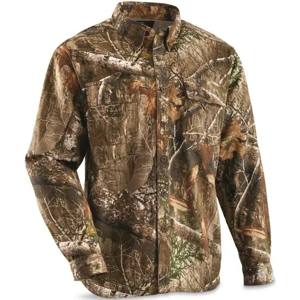 Guide Gear Men&#039;s Button Front Hunting Shirt