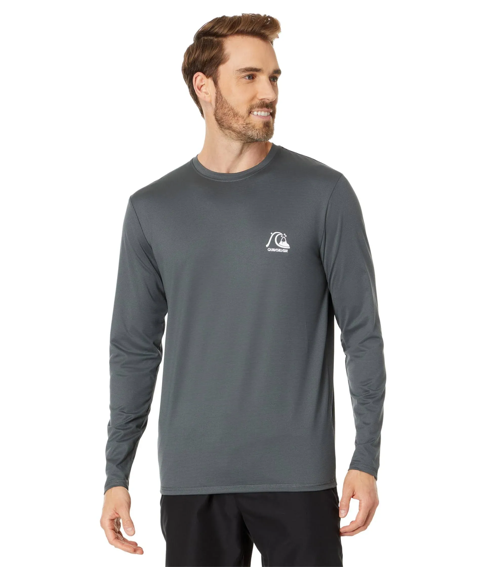 Quiksilver: Heritage Heather Long Sleeve UPF 50 Surf Tee KZM0 / M