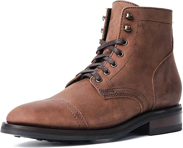 Thursday Boot Company Men's Terracotta Leather Captain Lace-Up Size 9