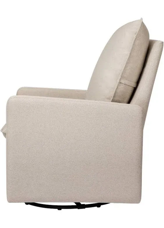 Babyletto Cali Pillowback Swivel Glider - Performance Beach Eco-Weave