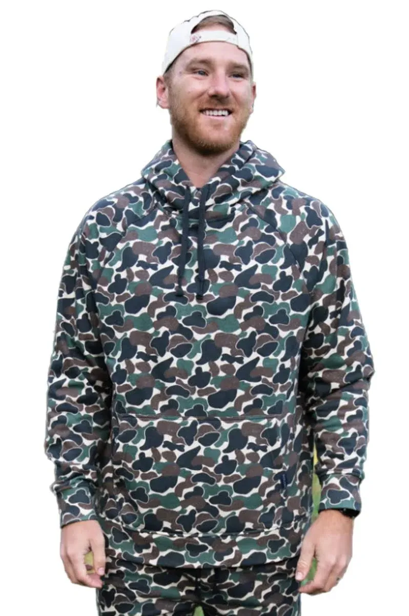 Burlebo Fleece Hoodie -Throwback Camo