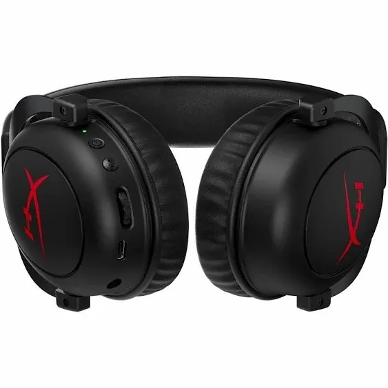 HyperX Cloud II Core Wireless - Gaming Headset for PC, DTS Headphone:X Spatial Audio, Memory Foam Ear Pads, Black