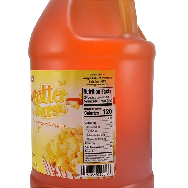 Snappy Butter Burst Popcorn Oil