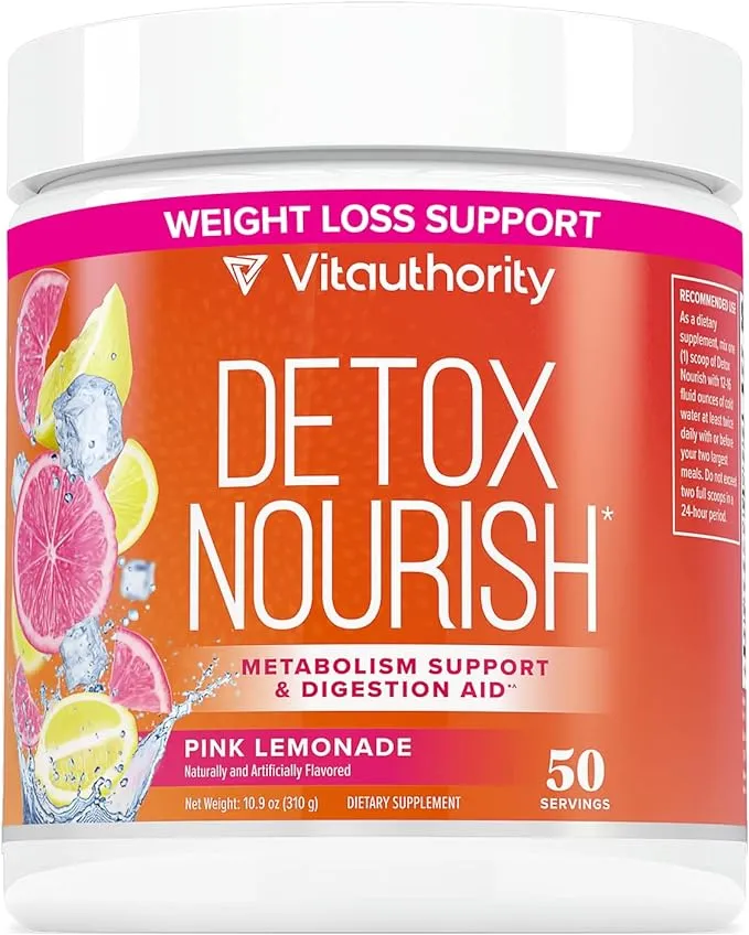 Vitauthority, Detox Nourish Weight Loss & Digestion Aid, Natural Watermelon