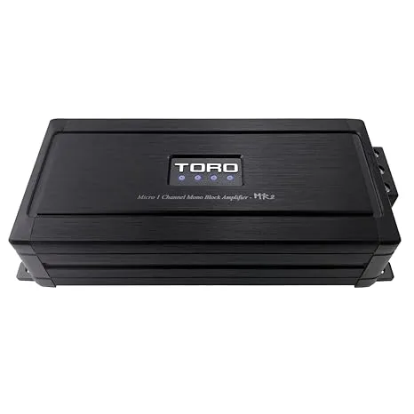 Toro Tech Audio –  MR2, 500 Watts RMS @ 1Ω Micro Sized Monoblock Car Amplifier