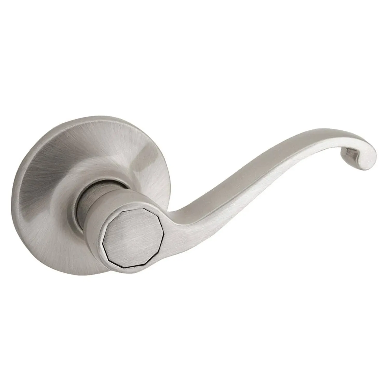 Design House 781815 Scroll Dummy Door Lever Satin Nickel