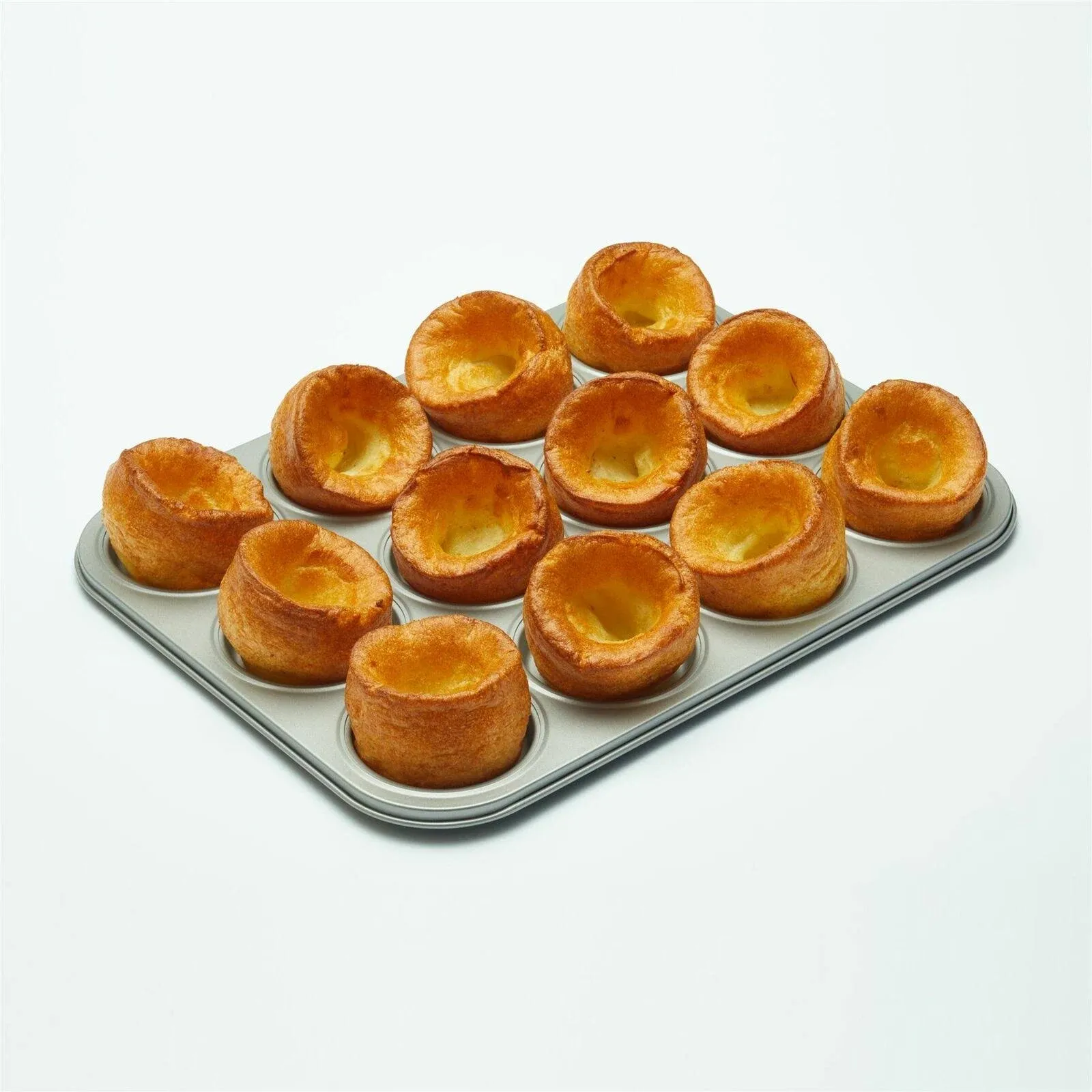 Toughened Yorkshire Pudding Pan 12 Hole - Yorkshire Pudding Tin British Yorks...