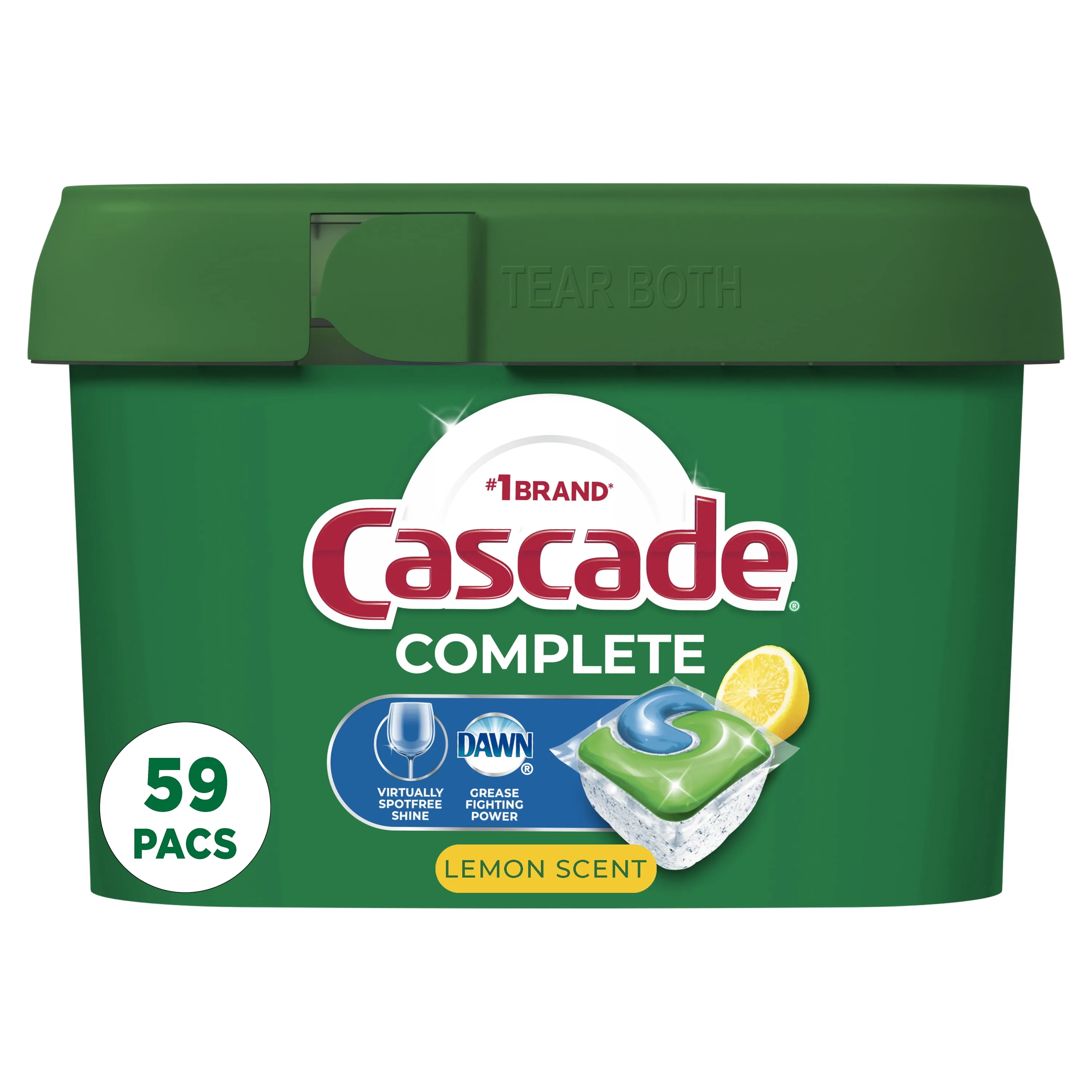 Cascade Complete ActionPacs, Dishwasher Detergent, Fresh Scent, 78 Ct