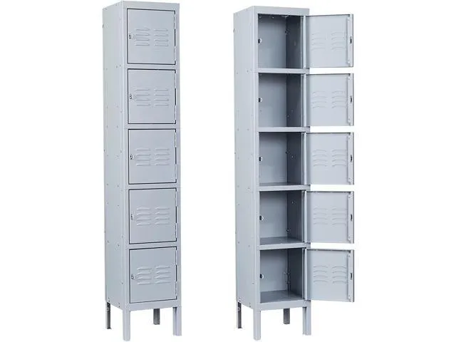 66"h x 12"w Metal Lockers With Lock for Employees,Storage Locker Cabinet for Home Gym Office School Garage