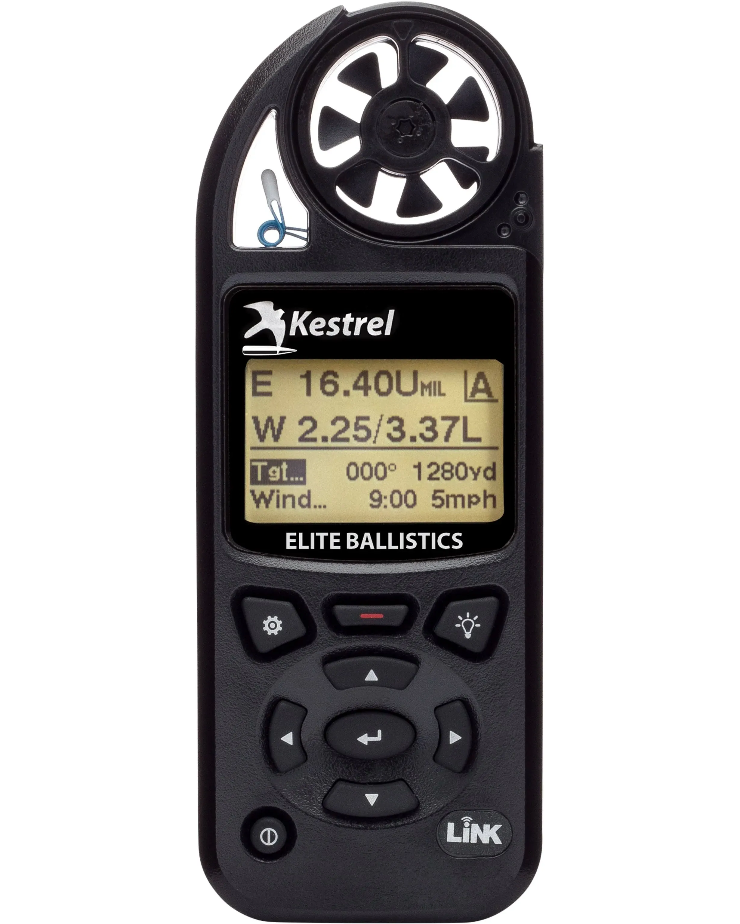 Kestrel Elite Weather Meter w/Applied Ballistics & Link Black 0857ALBLK