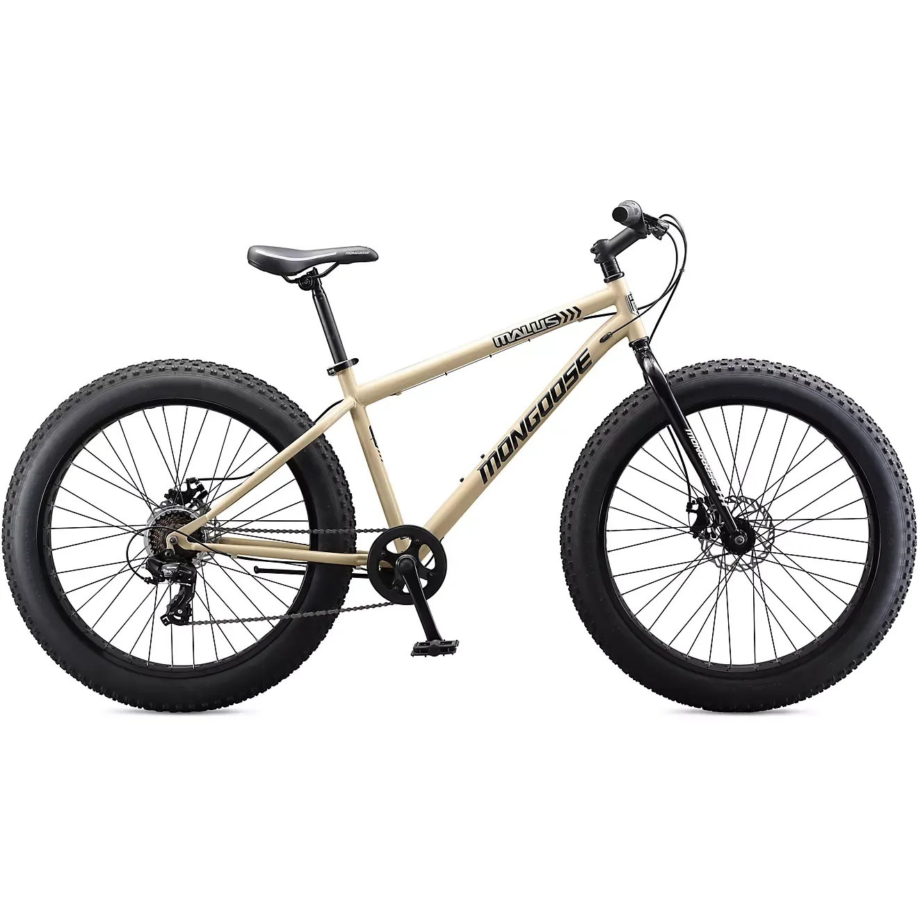 Mongoose Malus Fat Tire 26" Mountain Bike - Tan